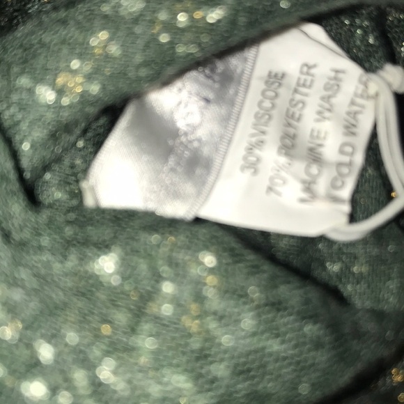 𝅺CHARMING CHARLIE infinity scarf metallic glittery size OS NEW - Picture 5 of 6